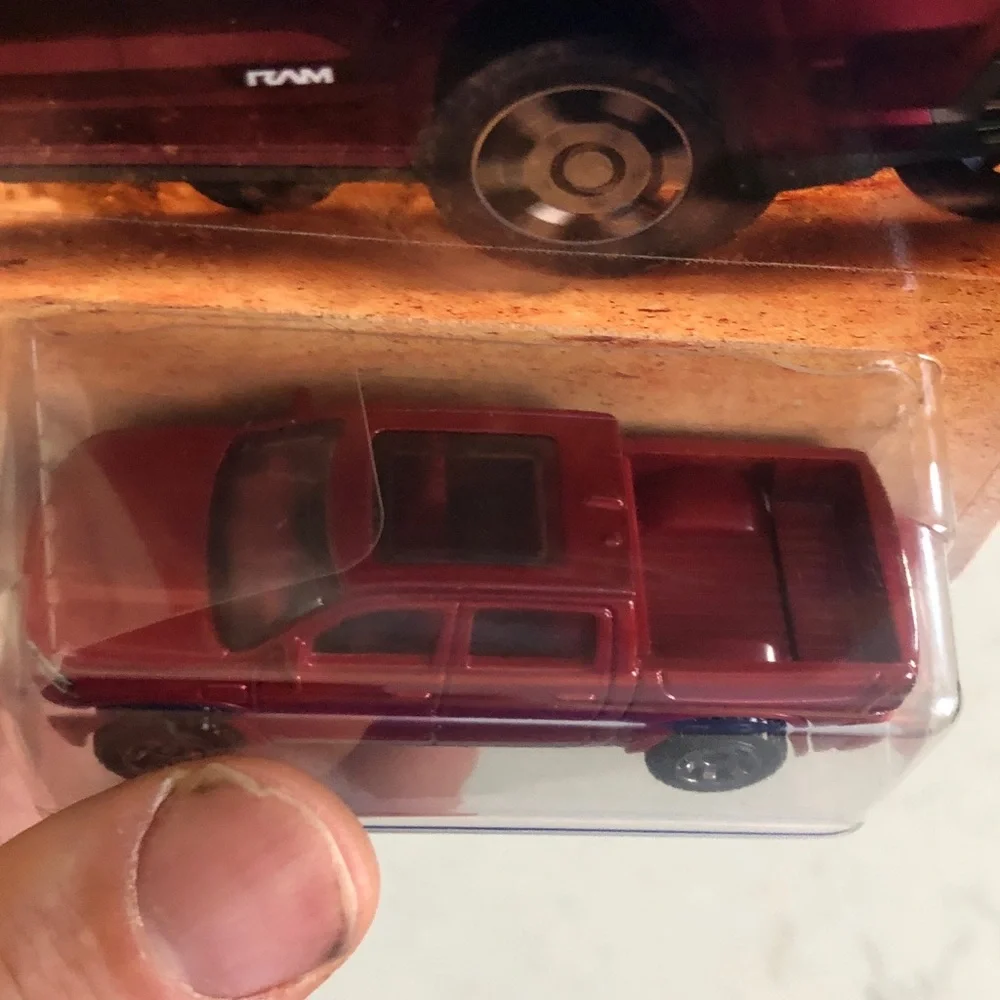 Matchbox Burgundy RAM 1500 EV Toy Truck